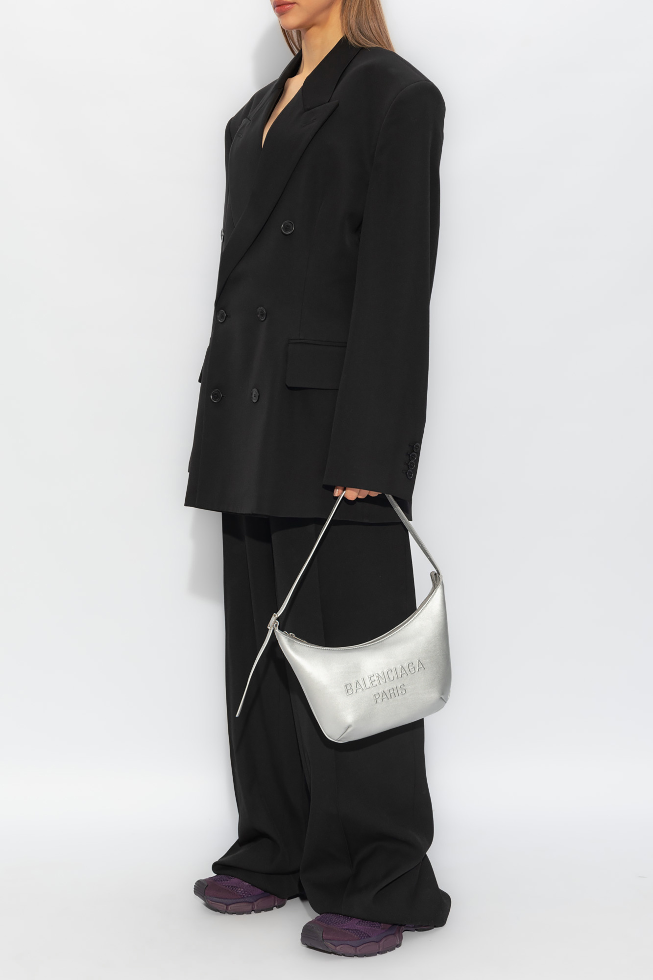 Black Double-breasted blazer Balenciaga - Vitkac Canada